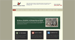 Desktop Screenshot of animalrescueteam.net